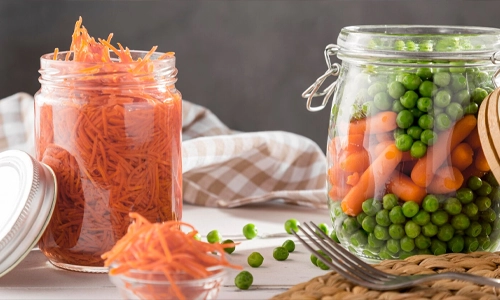 Use Jars or Clear Containers