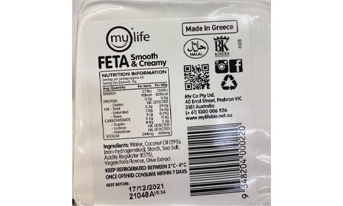 food labels