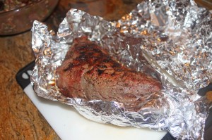 wrap grilled meat