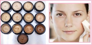 caked foundation