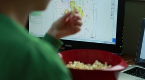 Pop Corn at work