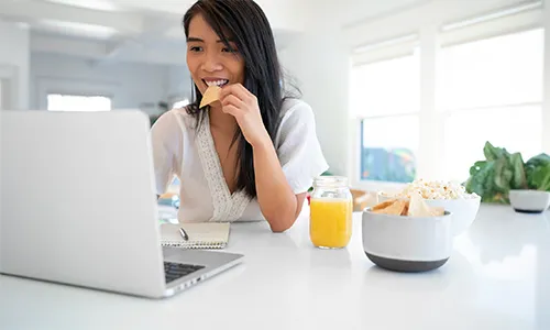 Desk Eating