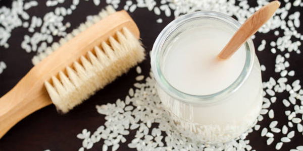Rice Water for Shiny Hair