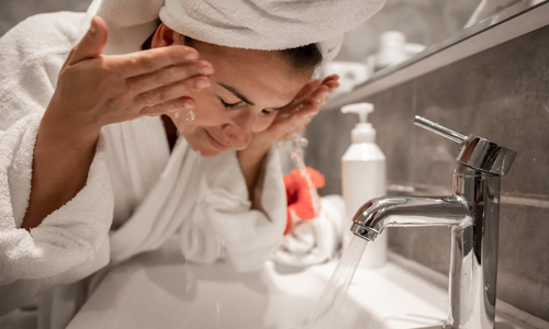 Wash Your Face with Warm Water