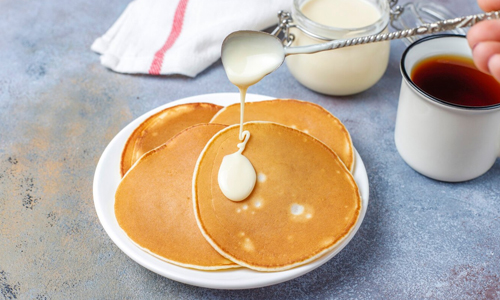 Mix Raisins in Pancake Batter
