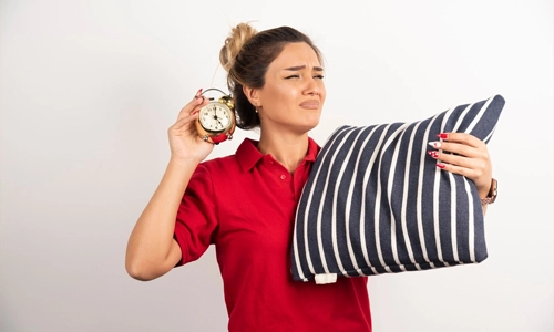 a woman preparing for daylight saving