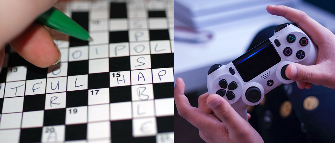 Crossword Puzzles or Computer Games, What is Best for your Brain?
