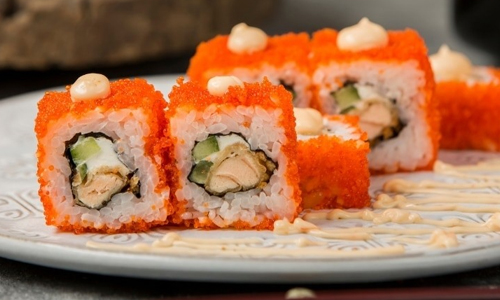Masago-Sushi-Rolls
