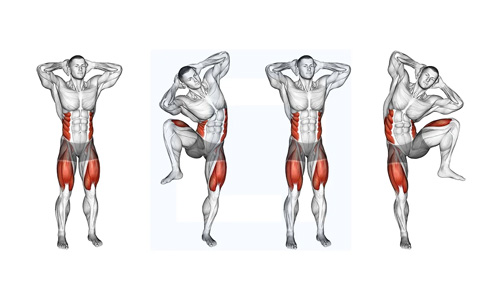 Standing Side Crunch