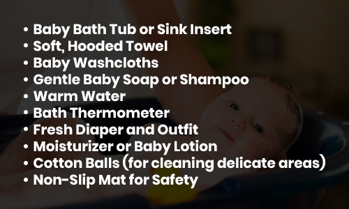  What Do You Need for a Newborn Bath (1)