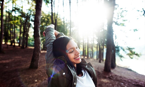 A-woman-getting-some-sunlight-in-the-morning