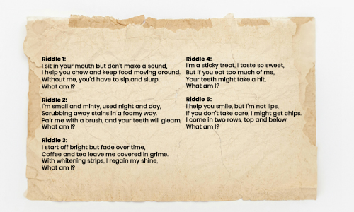 Teeth Whitening Riddles