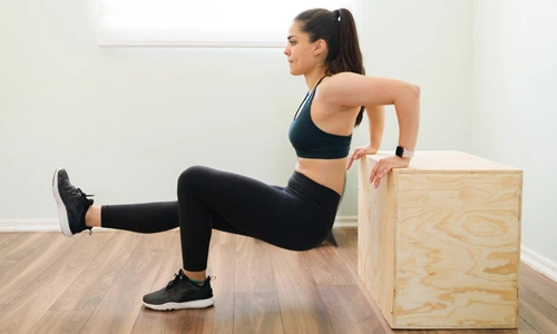 Women doing Tricep Dips for Arm Toning
