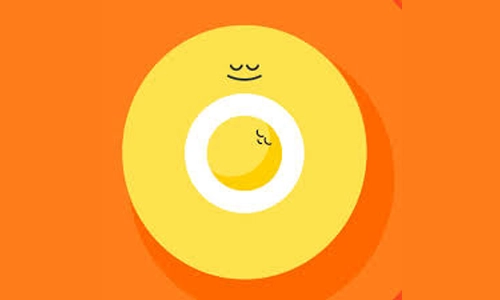 Headspace app icon for guided meditations designed to reduce prenatal and childbirth anxiety.